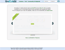 Tablet Screenshot of livewebdj.com